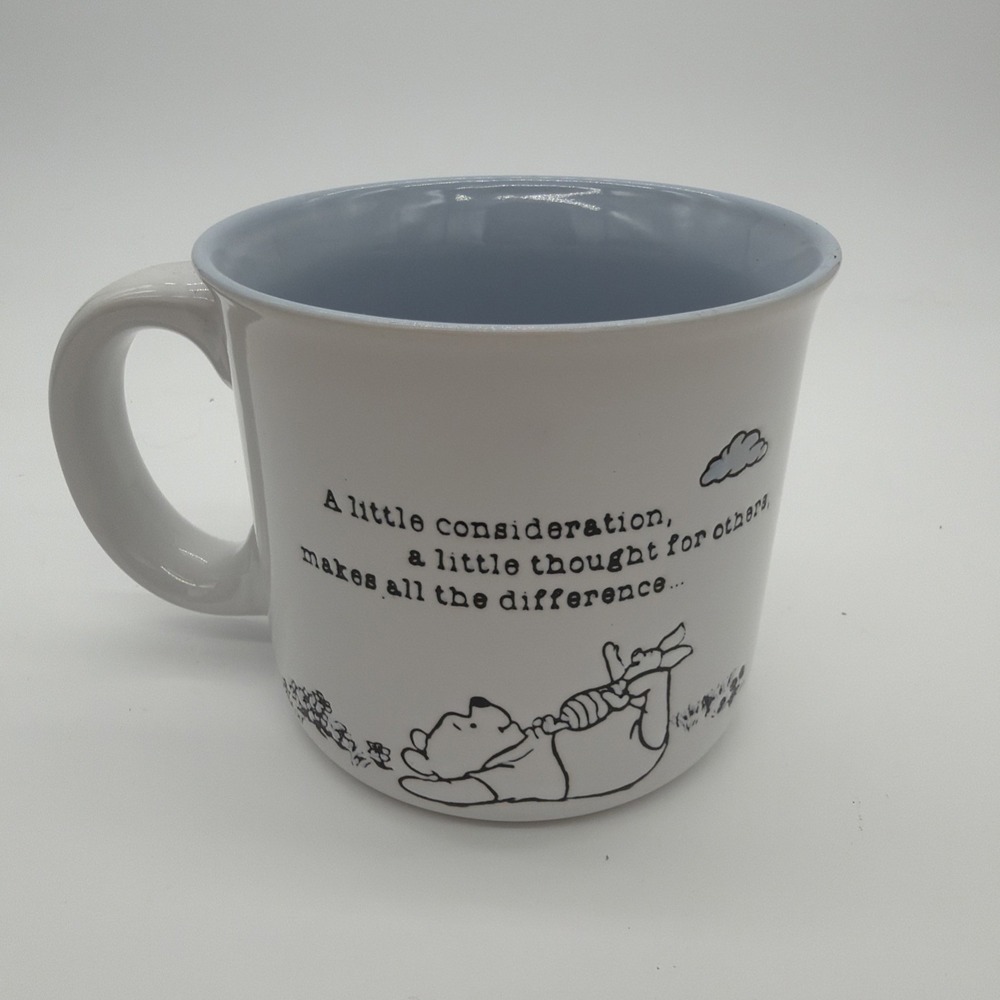 Disney Winnie The Pooh/Piglet A Little Consideration, A Little Thought Mug‎ NEW